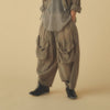 画像をギャラリービューアに読み込む, Layered Big Pocket Pants / GREIGE / GRIS 26SS