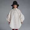 画像をギャラリービューアに読み込む, Gathered sleeve Dress / Natural A / GRIS 24AW