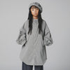 画像をギャラリービューアに読み込む, Gathered sleeve one piece / gray / GRIS 25SS