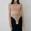 画像をギャラリービューアに読み込む, Lace Body Suits / beige / mediam 24AW