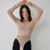 画像をギャラリービューアに読み込む, Lace Body Suits / beige / mediam 24AW