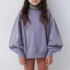 画像をギャラリービューアに読み込む, Kids Curve Sleeve Sweat Pullover / purple / mediam 24AW