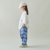 画像をギャラリービューアに読み込む, ombre check loose pants / BLUE / MOUN TEN. 26SS