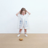 画像をギャラリービューアに読み込む, FLOWER PATTERN BABY ONE-PIECE / ice blue / TINY COTTONS 26SS