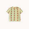 画像をギャラリービューアに読み込む, ROSE PATTERN KNITTED BABY TEE / dusty yellow / TINY COTTONS 26SS