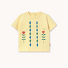 画像をギャラリービューアに読み込む, DIAMONDS GRAPHIC BABY TEE / dusty yellow / TINY COTTONS 26SS