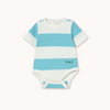 画像をギャラリービューアに読み込む, CYAN STRIPES KNIT BODY / light cyan / TINY COTTONS 26SS