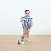 画像をギャラリービューアに読み込む, LIGHT NAVY STRIPES BODY / light navy / TINY COTTONS 26SS