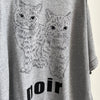 画像をギャラリービューアに読み込む, Noir cat Tee / GRAY / GRIS BLACK 25SS