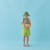 画像をギャラリービューアに読み込む, swim short tank / khaki check / MOUN TEN. 24SS