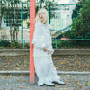 画像をギャラリービューアに読み込む, GURUGURU STITCH GATHERED PANTS / WHITE / frankygrow 25SS