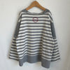 画像をギャラリービューアに読み込む, Boat neck L/S Tee / L.GRAY / GRIS 24AW