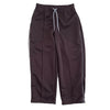 画像をギャラリービューアに読み込む, jersey wide line pants / chocolate / MOUN TEN. 23AW