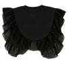 画像をギャラリービューアに読み込む, chiffon big collar / black / UNIONINI 26SS