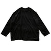 画像をギャラリービューアに読み込む, slit long sleeved tee / black / UNIONINI 26SS