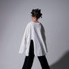 画像をギャラリービューアに読み込む, slit long sleeved tee / white / UNIONINI 26SS