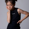 画像をギャラリービューアに読み込む, rib tank top / black / UNIONINI 26SS
