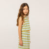 画像をギャラリービューアに読み込む, STRIPES MULTICOLOR SLEEVELESS TEE / light cream / TINY COTTONS 25SS