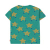 画像をギャラリービューアに読み込む, DANCING STARS TEE / emerald / TINY COTTONS 24SS