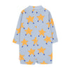 画像をギャラリービューアに読み込む, DANCING STARS BABY ONE-PIECE / blue gray / TINY COTTONS 24SS
