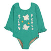 画像をギャラリービューアに読み込む, TINY PEACE SWIMSUIT / emerald / TINY COTTONS 24SS
