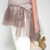 画像をギャラリービューアに読み込む, tulle one piece / taupe / UNIONINI 25SS