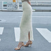 画像をギャラリービューアに読み込む, Fringe Maxi skirt / ivory / mediam 24AW

