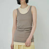 画像をギャラリービューアに読み込む, High Twist Layered Tank Top / mocha &amp; cream / mediam 25SS
