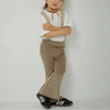 画像をギャラリービューアに読み込む, Kids Rib Knit Bell Bottoms / Ecru / mediam 25SS
