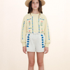 画像をギャラリービューアに読み込む, MINI BLUE FLOWERS SHORT  / light cyan / TINY COTTONS 26SS
