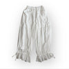 画像をギャラリービューアに読み込む, GURUGURU STITCH GATHERED PANTS / WHITE / frankygrow 25SS
