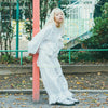 画像をギャラリービューアに読み込む, GURUGURU STITCH GATHERED PANTS / WHITE / frankygrow 25SS
