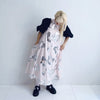 画像をギャラリービューアに読み込む, ORG.PT WAVE CUT SLEEVES DRESS / PINK-SILVER / frankygrow 25SS
