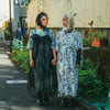 画像をギャラリービューアに読み込む, ORG.PT DEFORMATION GATHER SLEEVES DRESS / WHITE-BLACK / frankygrow 25SS
