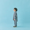 画像をギャラリービューアに読み込む, polyester canapa 1tuck pants / charcoal / MOUN TEN.
