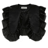 画像をギャラリービューアに読み込む, chiffon big collar / black / UNIONINI 26SS
