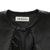 画像をギャラリービューアに読み込む, chiffon big collar / black / UNIONINI 26SS

