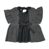 画像をギャラリービューアに読み込む, flower shirring blouse / black / UNIONINI 25SS
