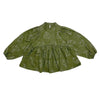 画像をギャラリービューアに読み込む, embroidery blouse / olive / UNIONINI 24AW

