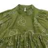 画像をギャラリービューアに読み込む, embroidery blouse / olive / UNIONINI 24AW

