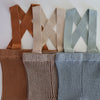 画像をギャラリービューアに読み込む, Kids Rib Knit Bell Bottoms / caramel / mediam 25SS
