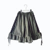 画像をギャラリービューアに読み込む, TWILL STRIPE SIDE LINE FRILL CULOTTES / BLACK / frankygrow 26SS
