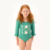 画像をギャラリービューアに読み込む, TINY PEACE SWIMSUIT / emerald / TINY COTTONS 24SS

