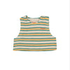 画像をギャラリービューアに読み込む, STRIPES MULTICOLOR SLEEVELESS TEE / light cream / TINY COTTONS 25SS
