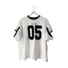 画像をギャラリービューアに読み込む, DEFORMED RIBS TEE/ WHITE / frankygrow 26SS
