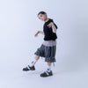 画像をギャラリービューアに読み込む, TWILL STRIPE SIDE LINE FRILL CULOTTES / BLACK / frankygrow 26SS
