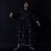 画像をギャラリービューアに読み込む, HAND-DRAWN Pt. BEAR FEELS SOLID DRESS / BLACK / frankygrow 26SS
