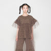 画像をギャラリービューアに読み込む, flower shirring blouse / brown / UNIONINI 25SS
